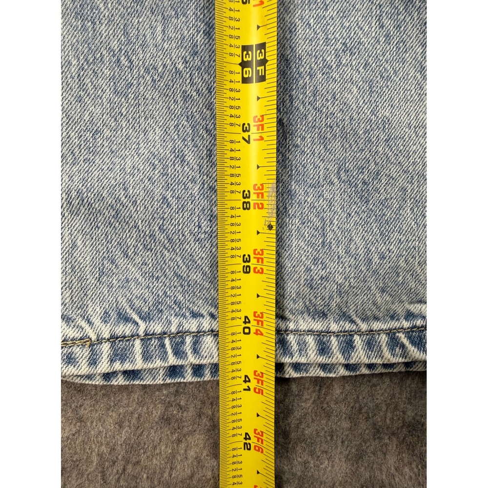 Levis Low Pro Straight Jeans Womens 31 Light Wash Blue Denim Mid Rise Relaxed - Picture 3 of 6